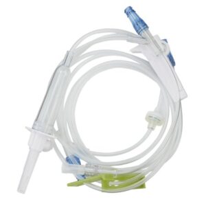 Primary IV Administration Set LifeShield Gravity 3 Ports 15 Drops / mL Drip Rate Without Filter 100 Inch Tubing Solution