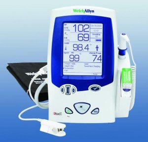 Reusable Blood Pressure Cuff WelchAllyn 25 to 34 cm Arm Nylon Cuff Adult Cuff