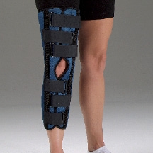 Knee Immobilizer Tietex 2X-Large 22 to 24 Inch Circumference 20 Inch Length Left or Right Knee