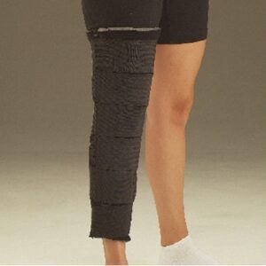 Knee Immobilizer Cutaway One Size Fits Most 12 to 24 Inch Circumference 22 Inch Length Left or Right Knee