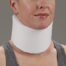 Cervical Collar DeRoyal Economy Soft Density Adult One Size Fits Most One-Piece 4-1/2 Inch Height 24 Inch Length