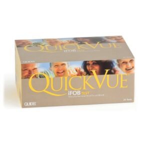 Cancer Screening Patient Sample Collection and Screening Kit QuickVue iFOB Fecal Occult Blood Test (iFOB or FIT) 10 Tests CLIA Waived