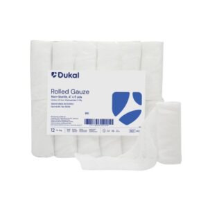 Conforming Bandage Dukal 4 Inch X 5 Yard 2-Ply NonSterile 12 per Pack