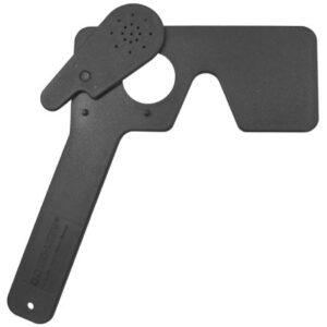 GOOD-LITE Eye Occluder Spectacle Style Multiple Pinhole Black Vinyl