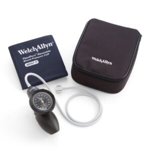 Aneroid Sphygmomanometer Unit Welch Allyn Platinum Series DS48 Adult Cuff Nylon Cuff 23 – 40 cm Palm Aneroid