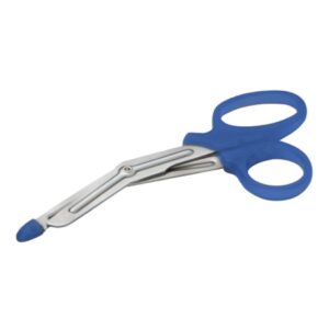 Utility Shears MiniMedicut Nurse 5-1/2 Inch Length Stainless Steel / Polypropylene NonSterile Finger Ring Handle Angled Blunt Tip / Blunt Tip