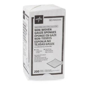 Nonwoven Sponge Medline Essentials 4 X 4 Inch 4-Ply NonSterile 200 per Pack