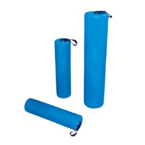 Skillbuilders Round Therapy Foam Roller Blue Foam 8 X 24 Inch