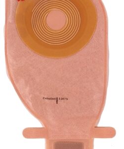 Ostomy Pouch AssuraInspire One-Piece System 10-1/4 Inch Length Flat, Trim to Fit 1/2 to 2-1/4 Inch Stoma Drainable