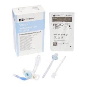 Cuffed Tracheostomy Tube Shiley XLT Disposable IC Size 6.0 Adult