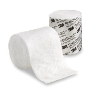 Cast Padding Water Resistant 3M Scotchcast Wet or Dry 3 Inch X 4 Yard Polypropylene / Polyethylene Knit / Nonwoven Fibers NonSterile