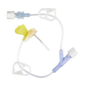 Huber Infusion Set MiniLoc 20 Gauge 3/4 Inch 8 Inch Tubing Y-Site Injection Port