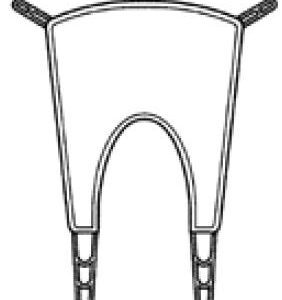 Quick Fit Padded Sling Hoyer 4 Point Cradle Extra Large 500 lbs. Weight Capacity