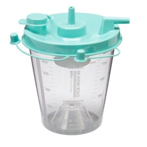 Rigid Suction Canister Hi-Flow 800 mL Sealing Lid