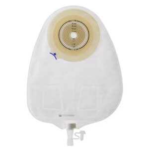 Urostomy Pouch Assura New Generation One-Piece System 10-3/4 Inch Length, Maxi Flat, Trim to Fit 3/8 to 2-1/4 Inch Stoma Drainable