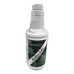 Surface Disinfectant Solucide Quaternary Based Trigger Spray Liquid 16 oz. Bottle Lemon Scent NonSterile