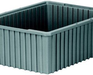 Storage Container Akro-Grid Gray Plastic 8 X 17-3/8 X 22-3/8 Inch