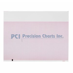 Recording Chart Paper Precision Charts Z-Fold Red Grid