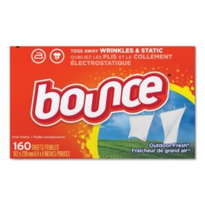 Dryer Sheet Bounce 9 X 11 Inch Box Sheet Outdoor Fresh Scent