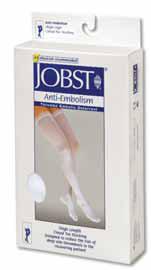 Anti-embolism Stocking JOBST Thigh High 2X-Large / Long White Inspection Toe