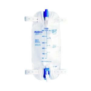 Urinary Leg Bag Easy Tap Anti-Reflux Valve Sterile 562 mL Vinyl