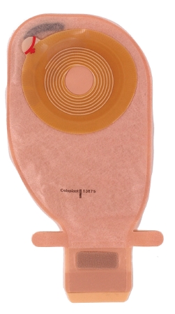 Ostomy Pouch Assura EasiClose One-Piece System 11-1/2 Inch Length Flat, Pre-Cut 25 mm Stoma Drainable
