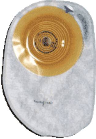 Colostomy Pouch Assura One-Piece System 8-1/2 Inch Length, Maxi Convex Light, Trim to Fit 3/4 to 1-1/4 Inch Stoma Closed End