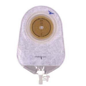 Urostomy Pouch Assura One-Piece System 10-3/4 Inch Length Convex, Pre-Cut 1-1/4 Inch Stoma Drainable