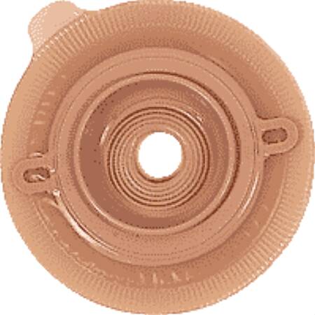 Ostomy Barrier Assura Precut, Standard Wear Pectin Based Adhesive 50 mm Flange Red Code System Synthetic Resin 1-1/4 Inch Opening