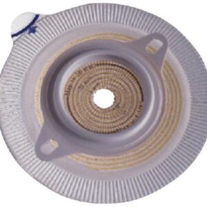 Ostomy Barrier Assura Xpro Precut, Extended Wear Silicone Based Adhesive 60 mm Flange Blue Code System Synthetic Resin 1-1/2 Inch Opening