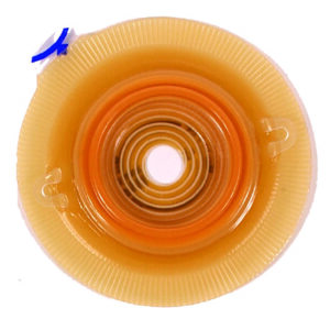 Ostomy Barrier Assura Trim to Fit, Standard Wear Pectin Based Adhesive 50 mm Flange Red Code System Synthetic Resin 3/4 to 1-1/4 Inch Opening
