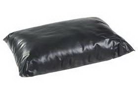 Bed Pillow AliMed 12 X 18 Inch Black Reusable