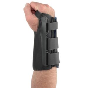 Wrist Brace Ossur Exoform Aluminum / Plastic Left Hand Black X-Large