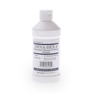 Surgical Scrub Solution Dyna-Hex 4 16 oz. Bottle 4% Strength CHG (Chlorhexidine Gluconate) NonSterile