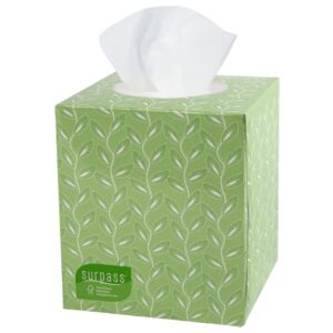 Facial Tissue Surpass* Boutique* White 8 X 8-3/10 Inch 110 Count