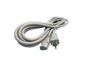 Diagnostic Power Cord GE 12 Inch, Gray, 125V For Ge Paitient Monitors