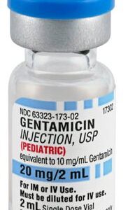 Gentamicin Sulfate, Preservative Free 10 mg / mL Intramuscular or Intravenous Injection 2 mL