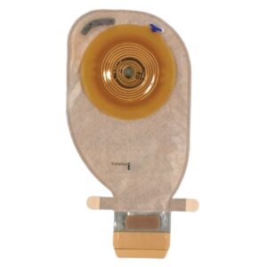 Ostomy Pouch Assura One-Piece System 11-1/4 Inch Length Convex, Trim to Fit 3/4 to 1-3/4 Inch Stoma Drainable