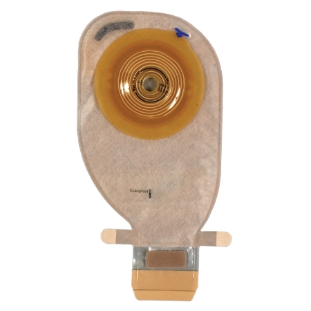 Ostomy Pouch Assura One-Piece System 11-1/4 Inch Length Convex, Trim to Fit 3/4 to 1-3/4 Inch Stoma Drainable