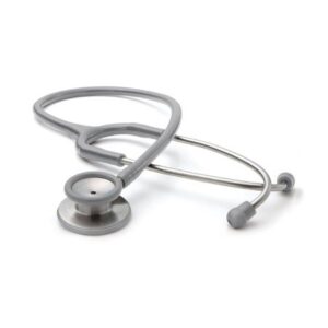 Clinician Stethoscope Adscope 603 Gray 1-Tube 22 Inch Tube Double Sided Chestpiece