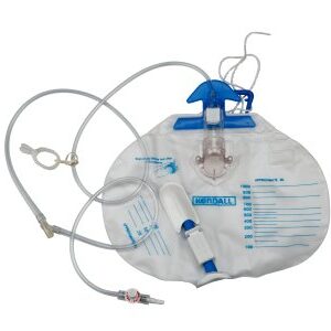 Urinary Drain Bag Dover Anti-Reflux Valve Sterile 1,000 mL Plastic