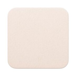Thin Foam Dressing Mepilex Lite 2-2/5 X 3-2/5 Inch Without Border Film Backing Silicone Adhesive Square Sterile