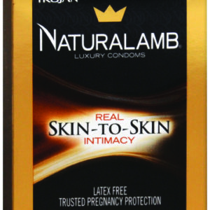 Condom Trojan Naturallamb Lubricated 3 per Box