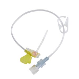 Huber Infusion Set PowerLoc 20 Gauge 1 Inch 8 Inch Tubing Without Port