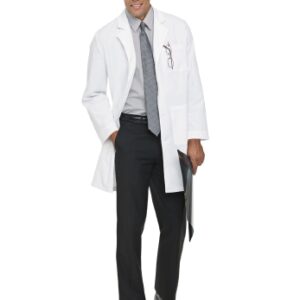 Lab Coat White Medium Knee Length 65% Polyester / 35% Cotton Reusable