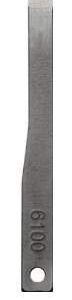 Surgical Blade Glassvan Carbon Steel No. 6100 Sterile