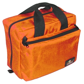 First Aid Bag Orange Cordura Nylon 12L X 5W X 10H Inch
