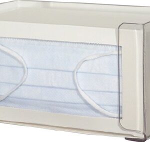PPE Dispenser BOWMAN Wall Mount 1-Box Capacity Clear 4.27 X 4.32 X 7.70 Inch PETG Plastic