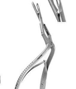 Septum Forceps MeisterHand Jansen-Middleton 7-1/2 Inch Length OR / Surgical Grade German Stainless Steel NonSterile NonLocking Plier Handle Straight Spoon Cup Tips
