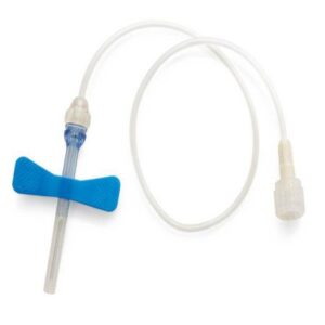 Scalp Vein Set Nipro 25 Gauge 3/4 Inch 12 Inch Tubing Without Port